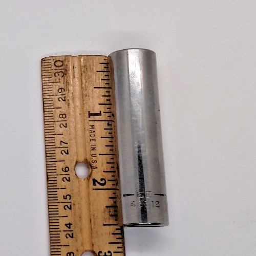 Vintage Craftsman 3/8″ Drive 1/2″ 12 Point Deep Socket SAE EE 43312 USA