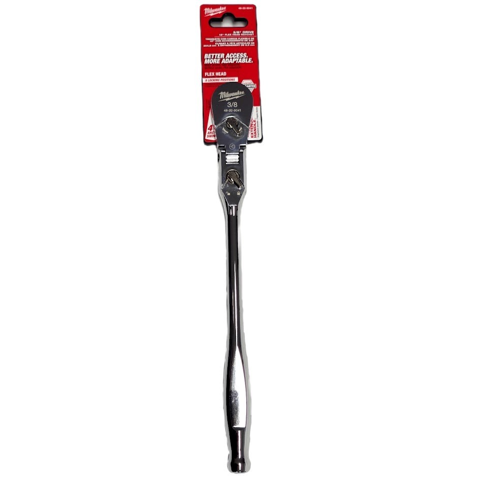 Milwaukee 48-22-9041 3/8 In. Drive 12 In. Flex Head Ratchet