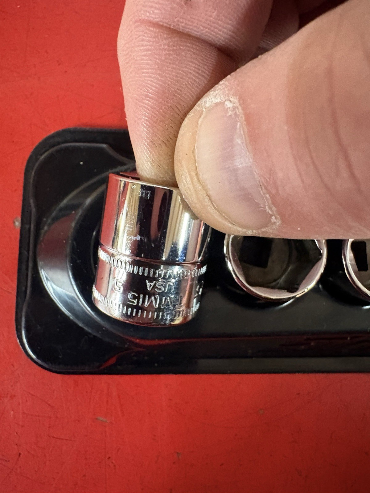 New Snap-on™ 1/4″ drive 5 thru 15 mm 6-point Shallow Socket Set 112TMMY