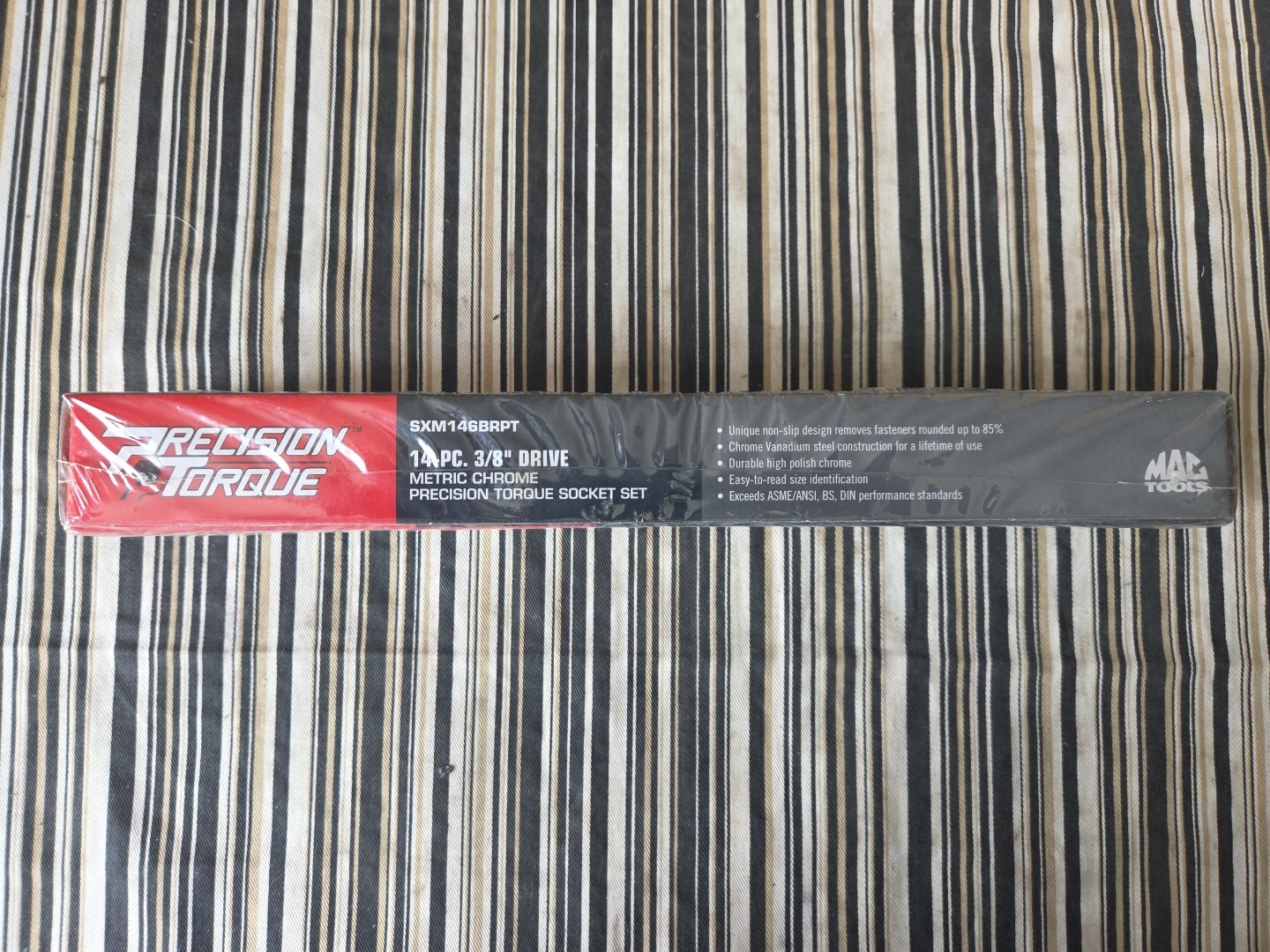 Mac Tools 14Pc 3/8″ Drive 6-PT Metric Deep Non-Slip Socket Set SXM146BRPT SEALED