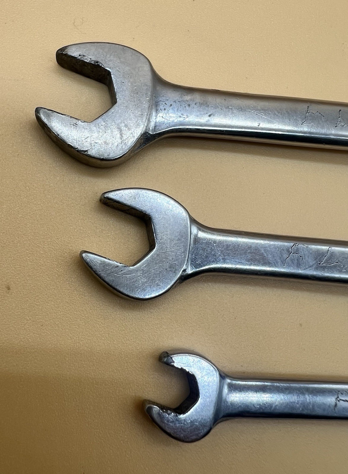 Matco Tools USA 3 Pcs WC146, WC126, WC86 SAE Combination Wrench 6 Point Chrome