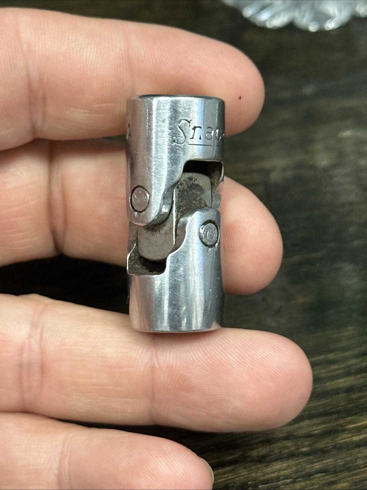 Snap On Tools FVU14 7/16″ SAE Shallow Universal Socket 3/8″ Drive 12 Point USA