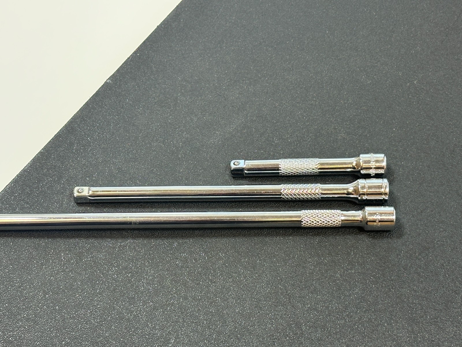 🇺🇸 NEW SK Tools USA 3pc Knurled 1/4” Drive Extension Set Lot, 3” 6” 10”