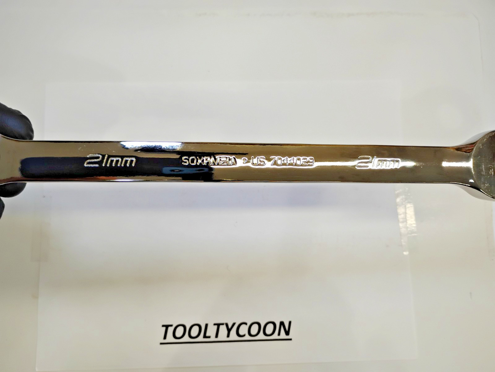 Snap-on Tools NEW 21mm Metric 0° Non-Reversing Ratcheting Combo Wrench SOXRM21A