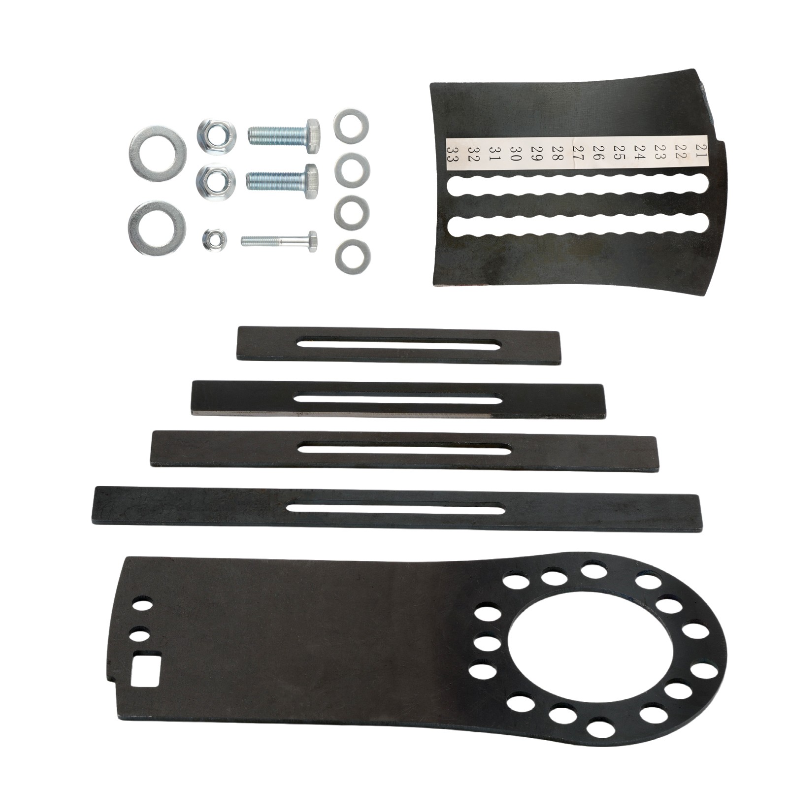 1 Set 5 Lug Wheel Tire Combination Measuring Fitment Tool Gauge for 5×5 hub