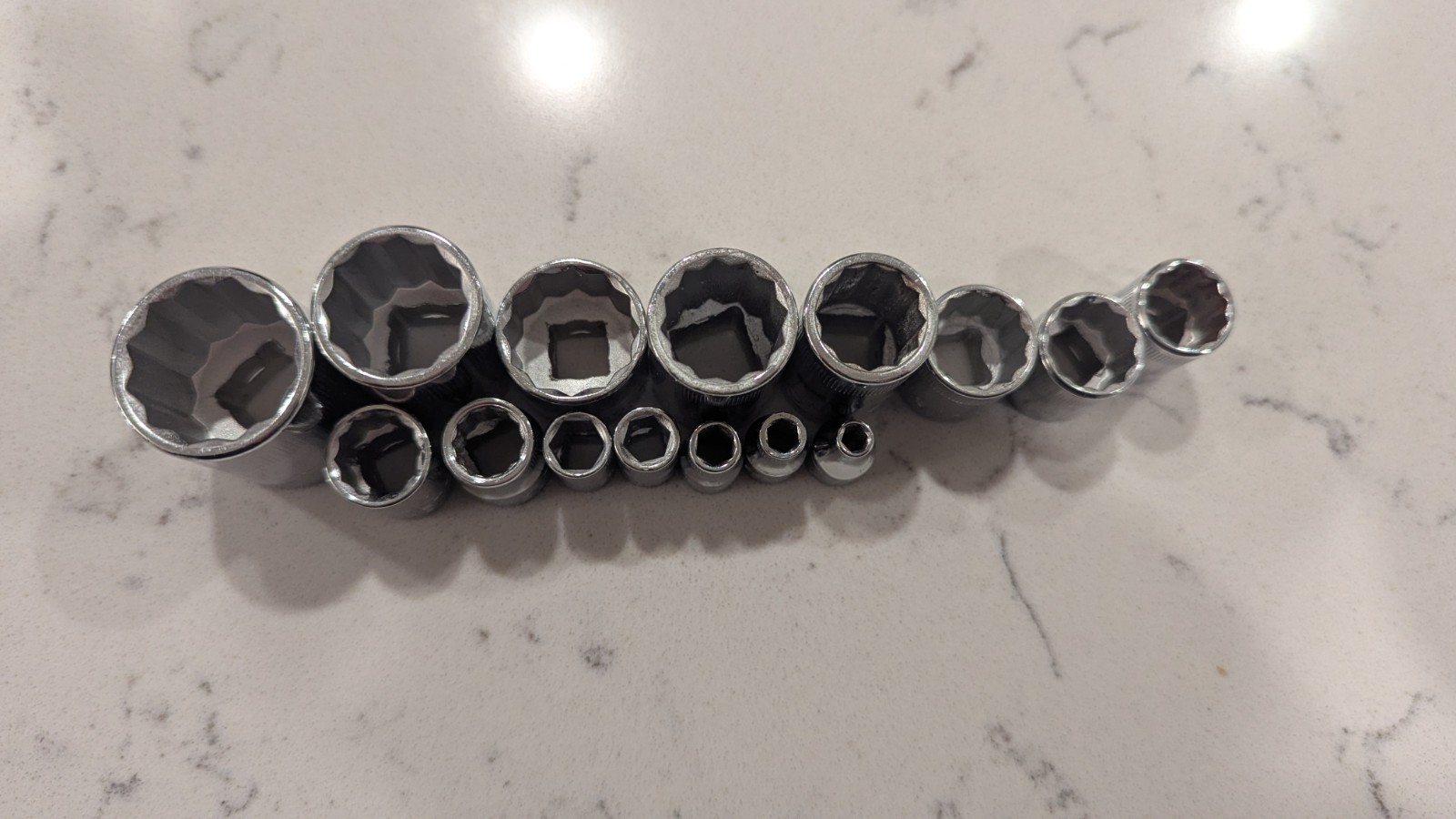 15 x Craftsman USA Ratchet Sockets G VV V Series 4-22mm Metric 44239 44238 43505