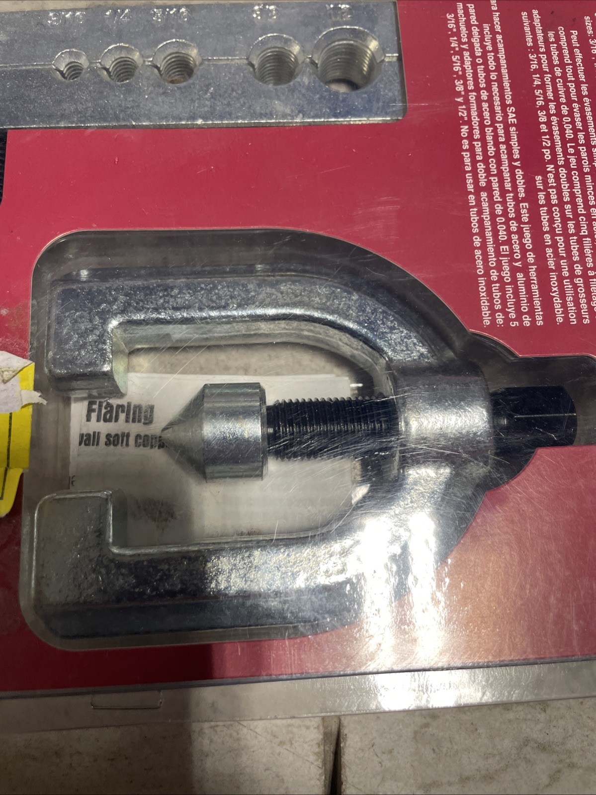 Lisle 31310 Double Flaring Tool Set Makes Both Single and Double SAE