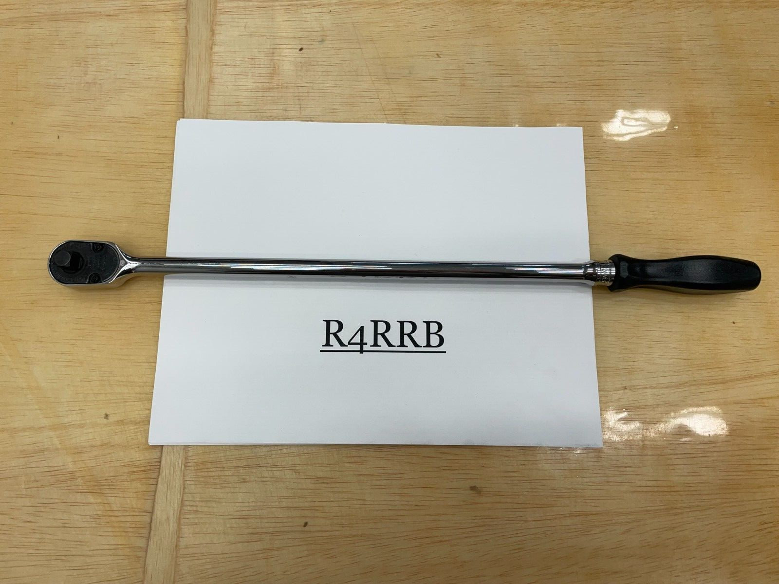 Snap-on Tools NEW BLACK 3/8″ Drive Hard Grip Extra-Long Fixed Ratchet FHLLD80BK