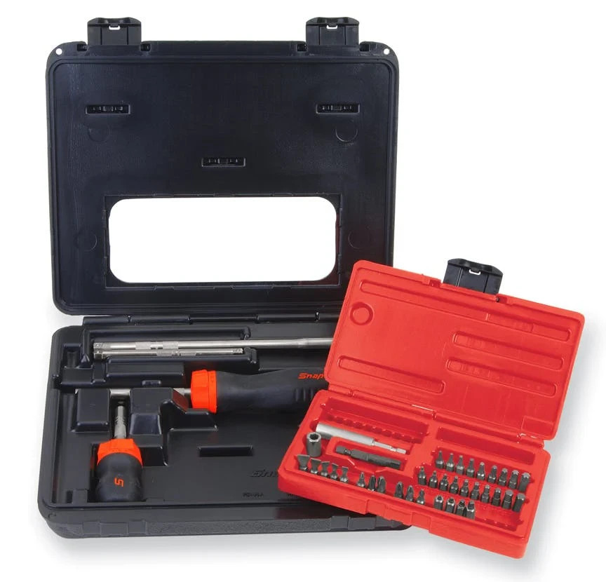 Snap-On SGDMRC108A 8pc Ratcheting Screwdriver Set Soft Grip (RED) BRAND NEW!!!