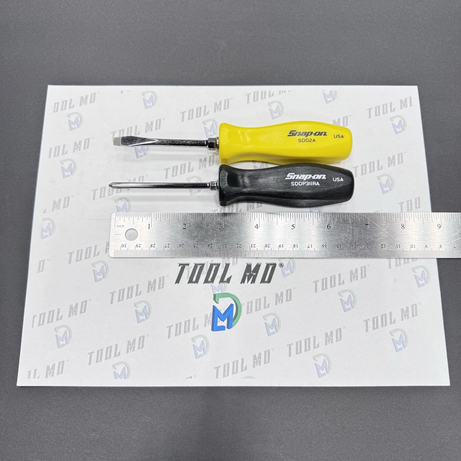 Snap-on Tools USA NEW BLACK & YELLOW Hard Handle Screwdriver Set SDDP31IRA SDD2A