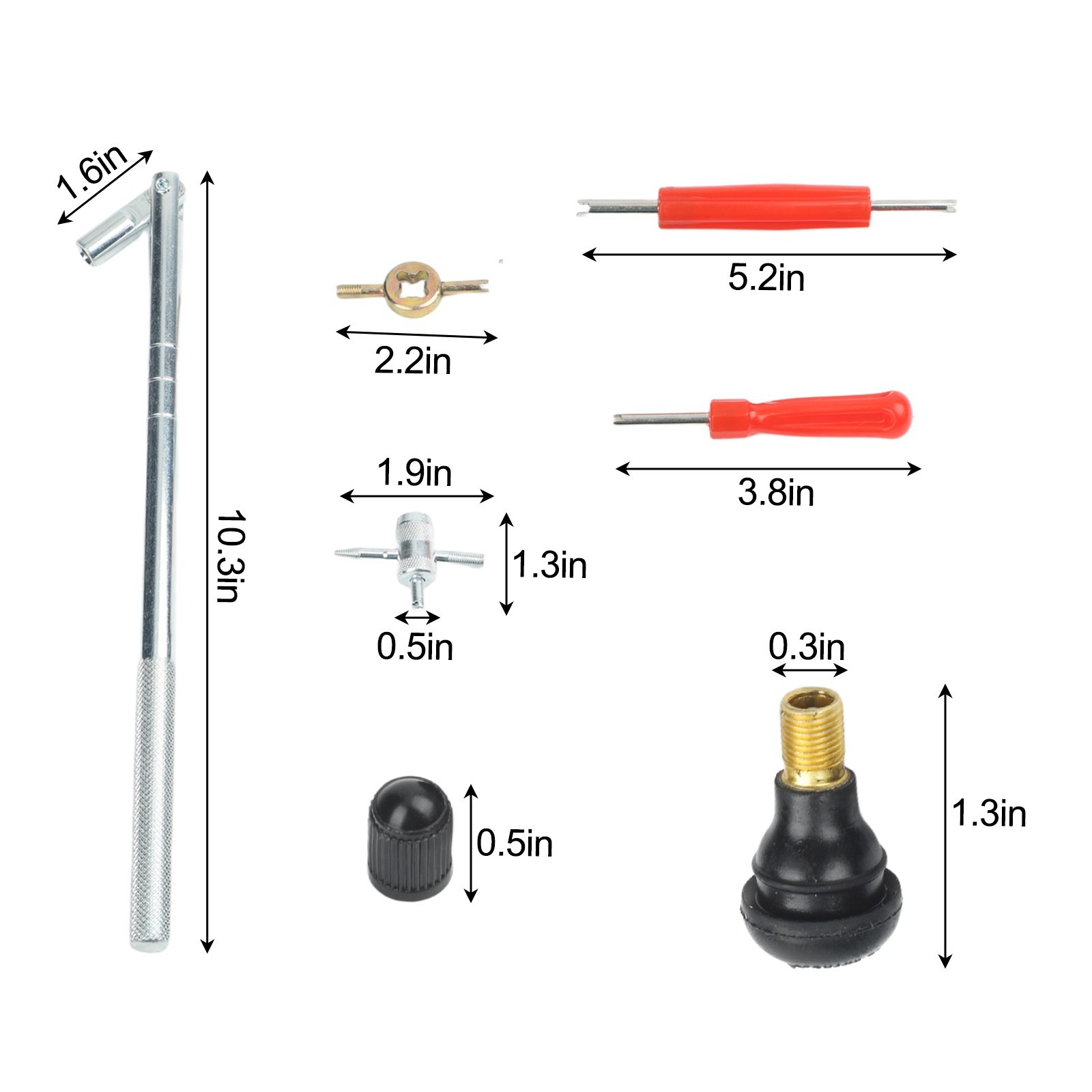 35pcs Car Tire Valve Core Tool Kit for Valve Stem Installation and Repair