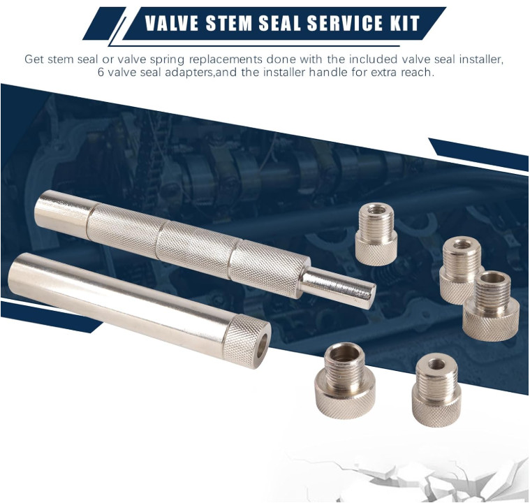 Valve Spring Compressor Cylinder Head Service Tool Set Universal Overhead Engine