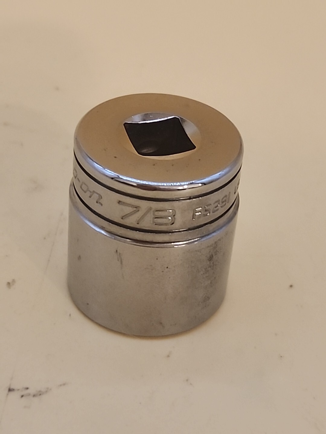 Snap- On Tools FS281 7/8″ SAE Flank Drive Shallow Socket 3/8″ Dr 6 Pt USA