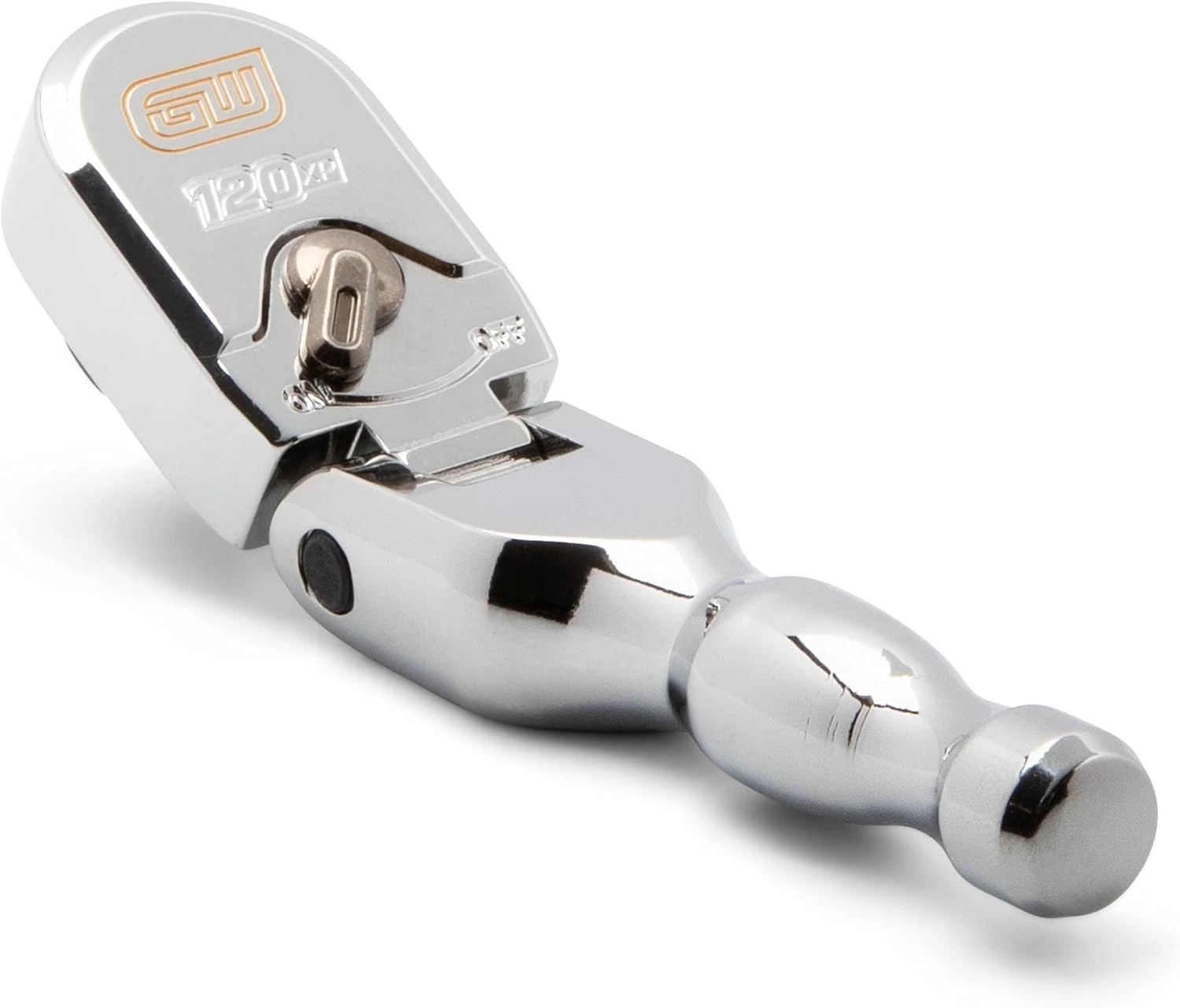 3/8″ Drive 120XP Flex Head Ratchet | Stubby Length*-~