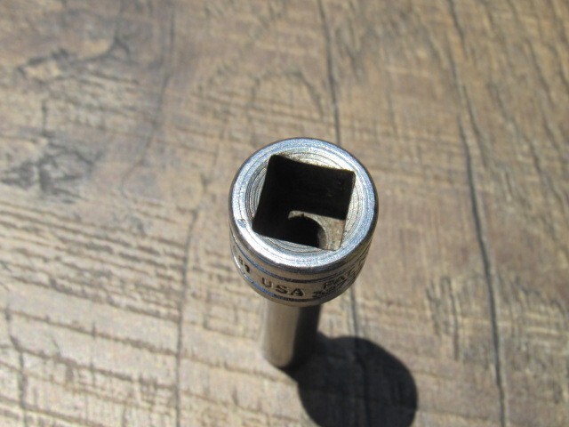 SNAP ON 1/4″ SFS081 3/8″ DRIVE 6 POINT DEEP SAE SOCKET SFS 081 UNDERLINE LOGO