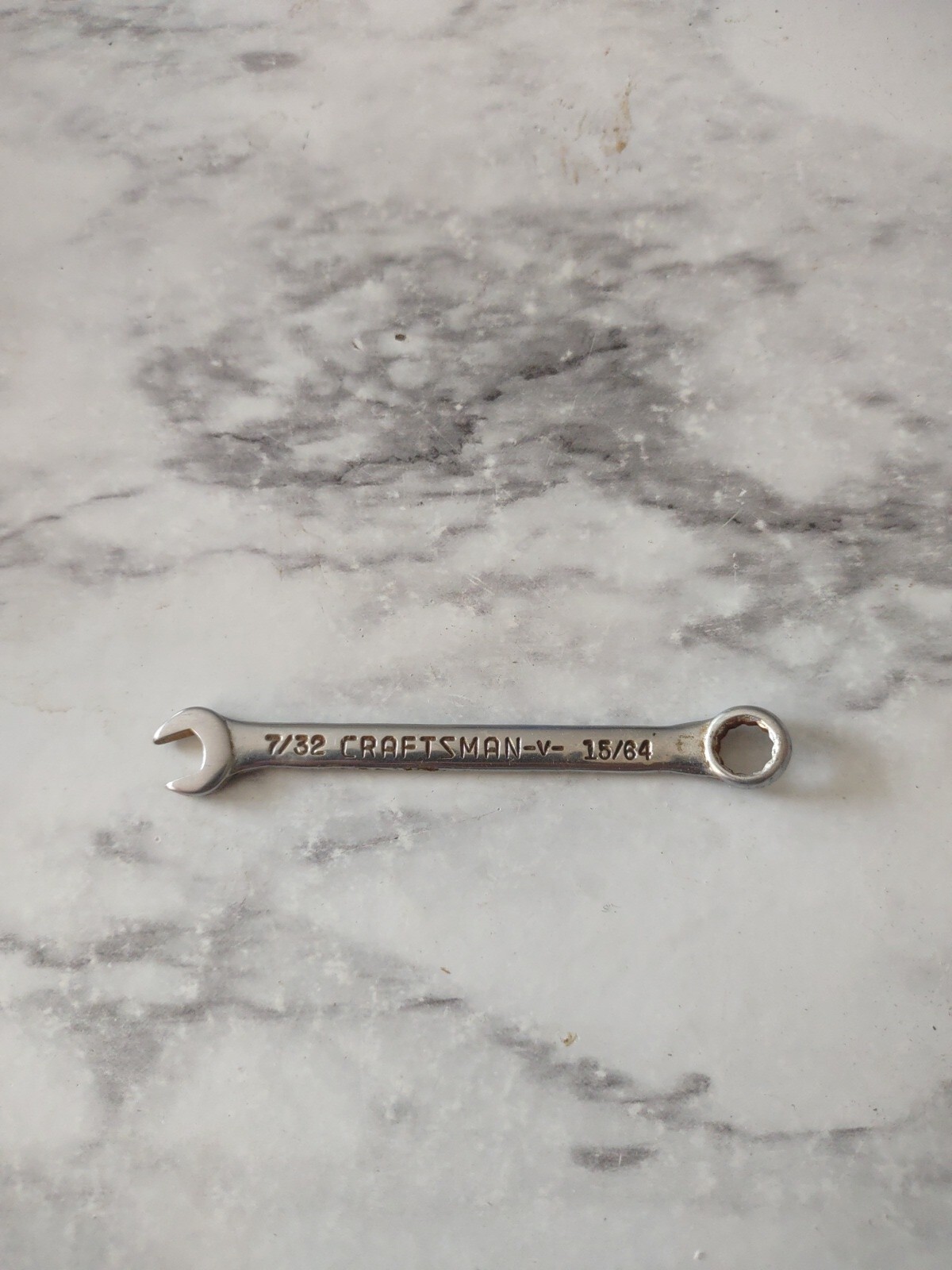 Craftsman 7/32″ x 15/64″ Ignition Midget Combination Wrench -v- Series z