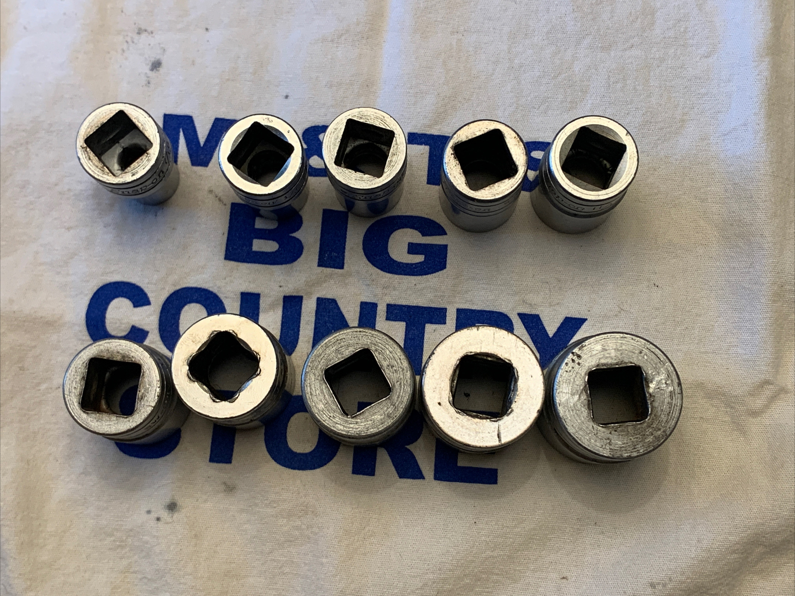 Snap-on 1/2″ Drive 10pc SAE 7/16″ to 1″ 12pt Shallow Socket Set SW Series