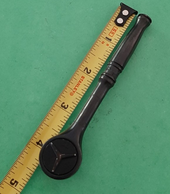 Snap-on Tools USA GTM739 1/4″ DRIVE Round Head Black Industrial Finish Ratchet