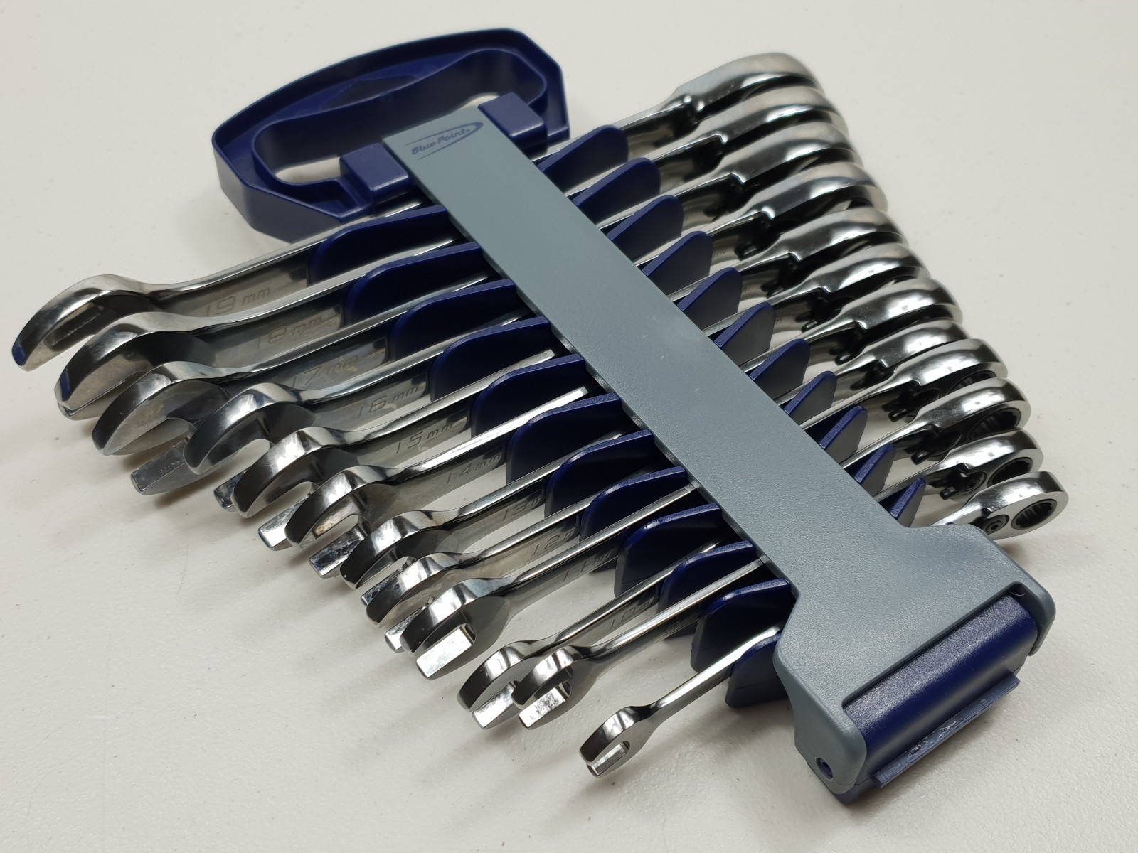 Blue Point 8-19mm Ratchet Spanner Set BOERM712 – As sold by Snap On.