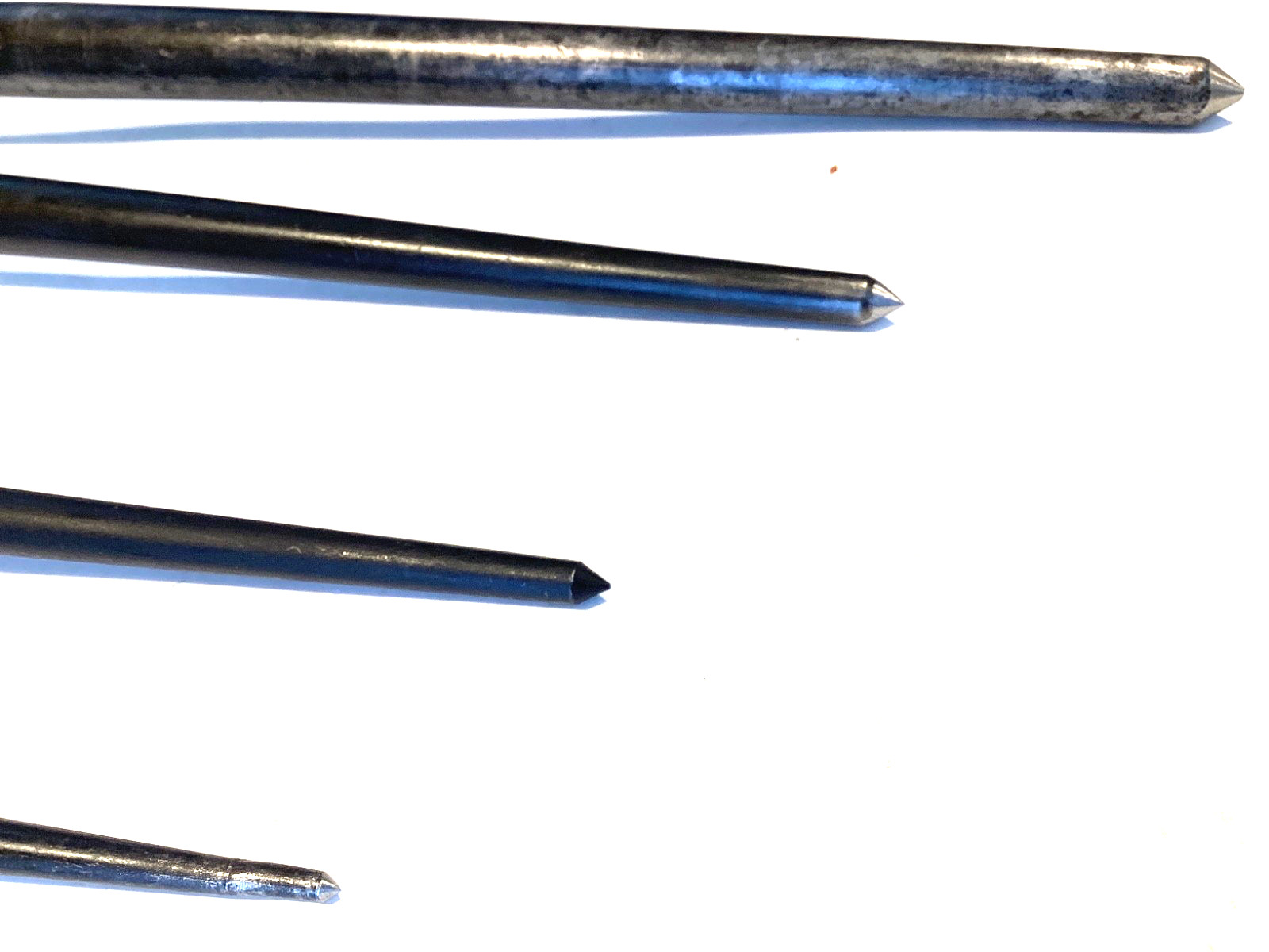 Snap On Tools 4 Piece Rolling Head Pry Bar Set With Tray 6” To 20” PBS704 NICE