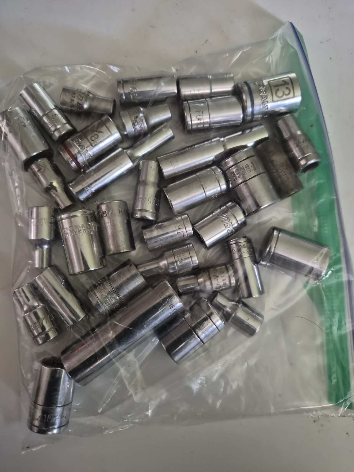 1/4″ Socket Lot, Random Sockets, Various Brands