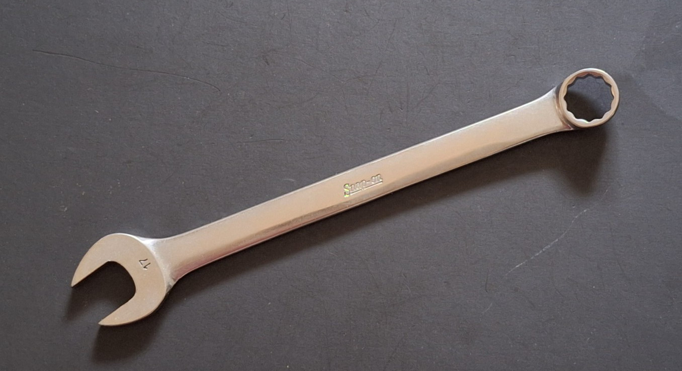 Snap-on 17mm 12PT Metric Combination Wrench OEXM170 1986 Vntg. USA