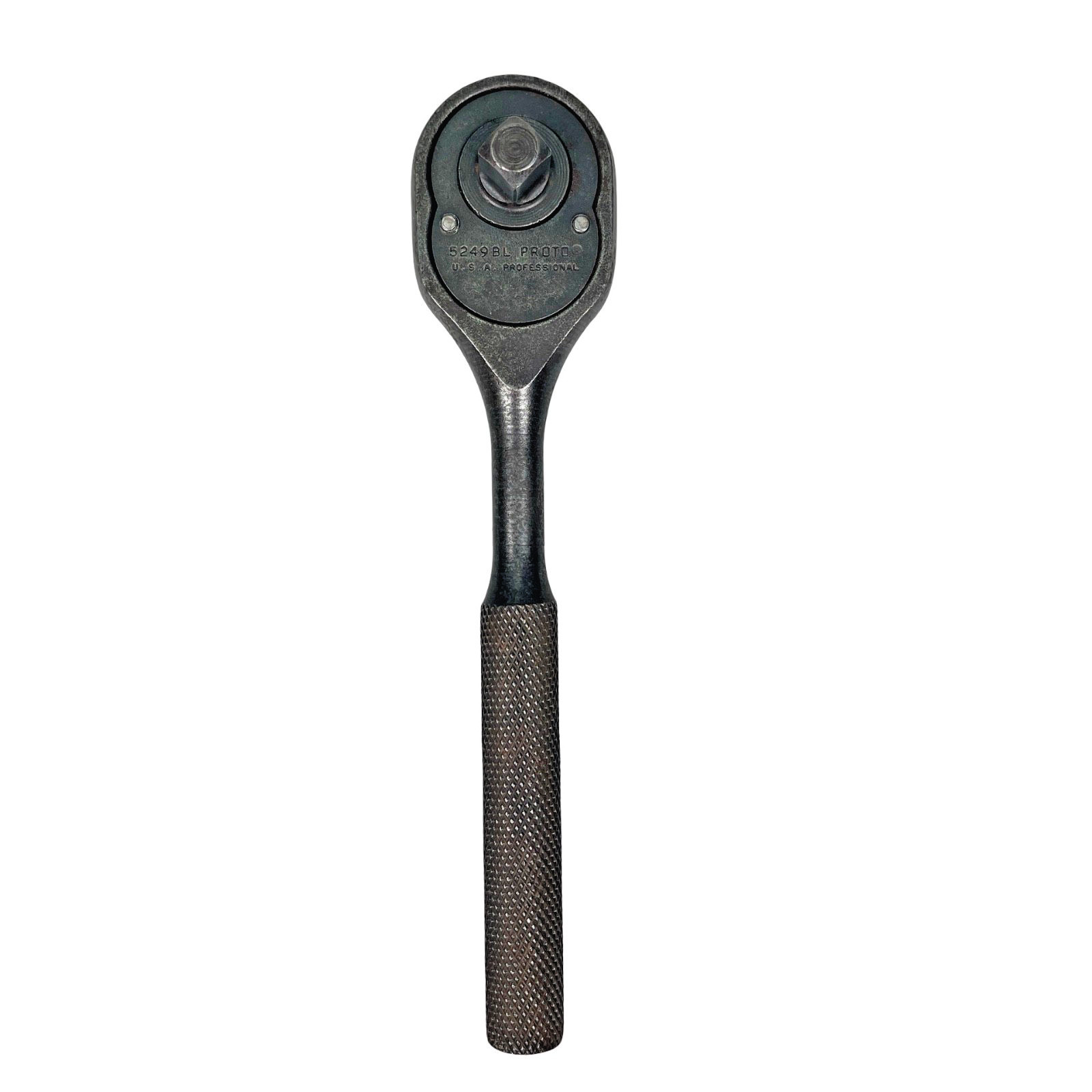 PROTO Pear Head Ratchet 5249 BL 3/8″ Drive 7″ Black Oxide Tools USA Professional