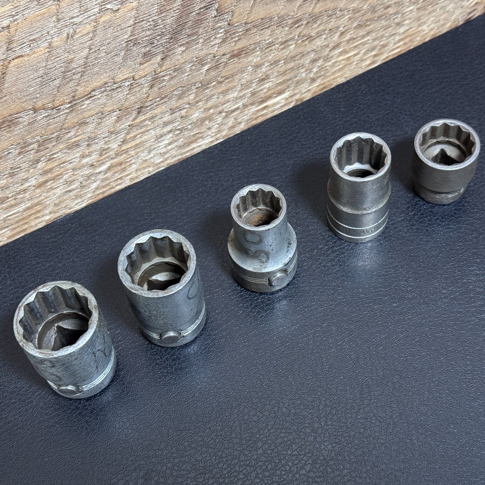 Vintage BLACKHAWK 40124 40122 40116 40118 1/2 Drive 12PT Socket 3/8 DR 30020 USA