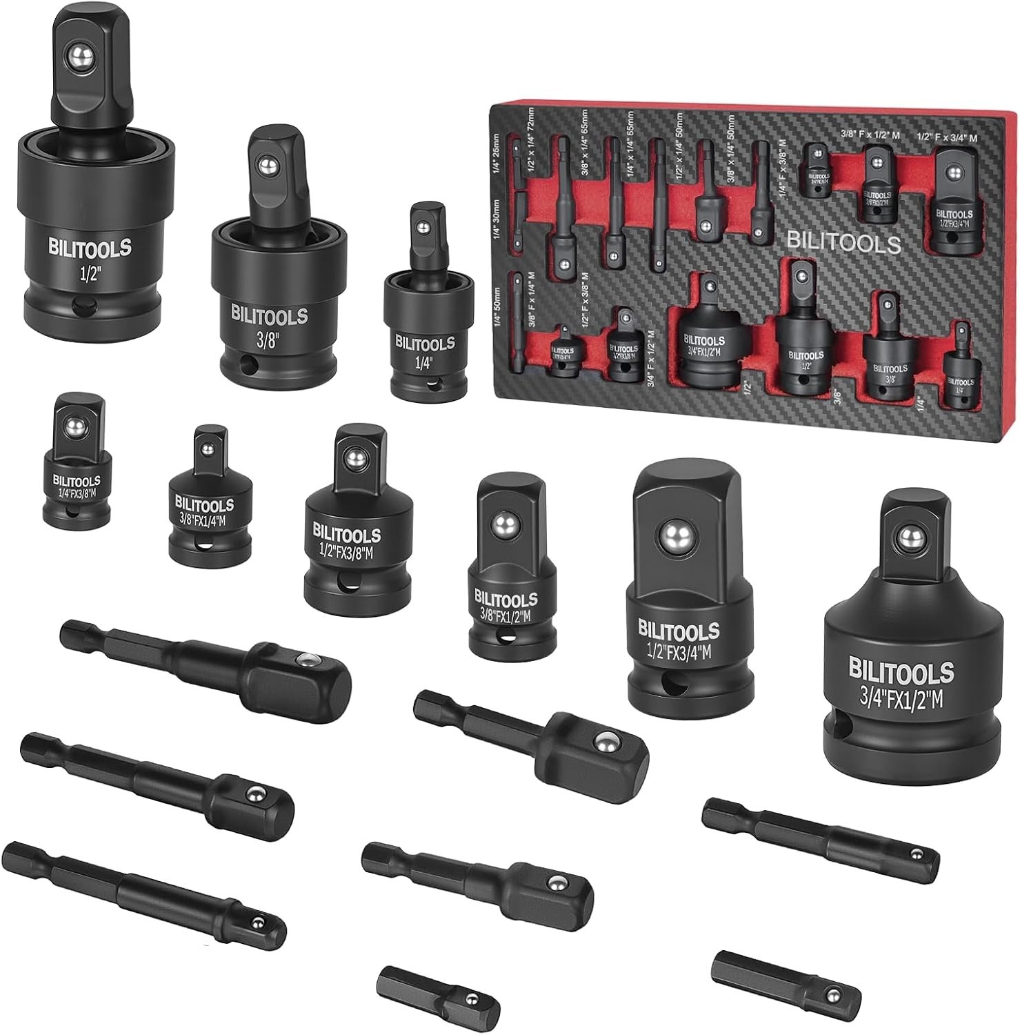 Impact Socket & U-Joint Adapter Kit | Corrosion Resistant