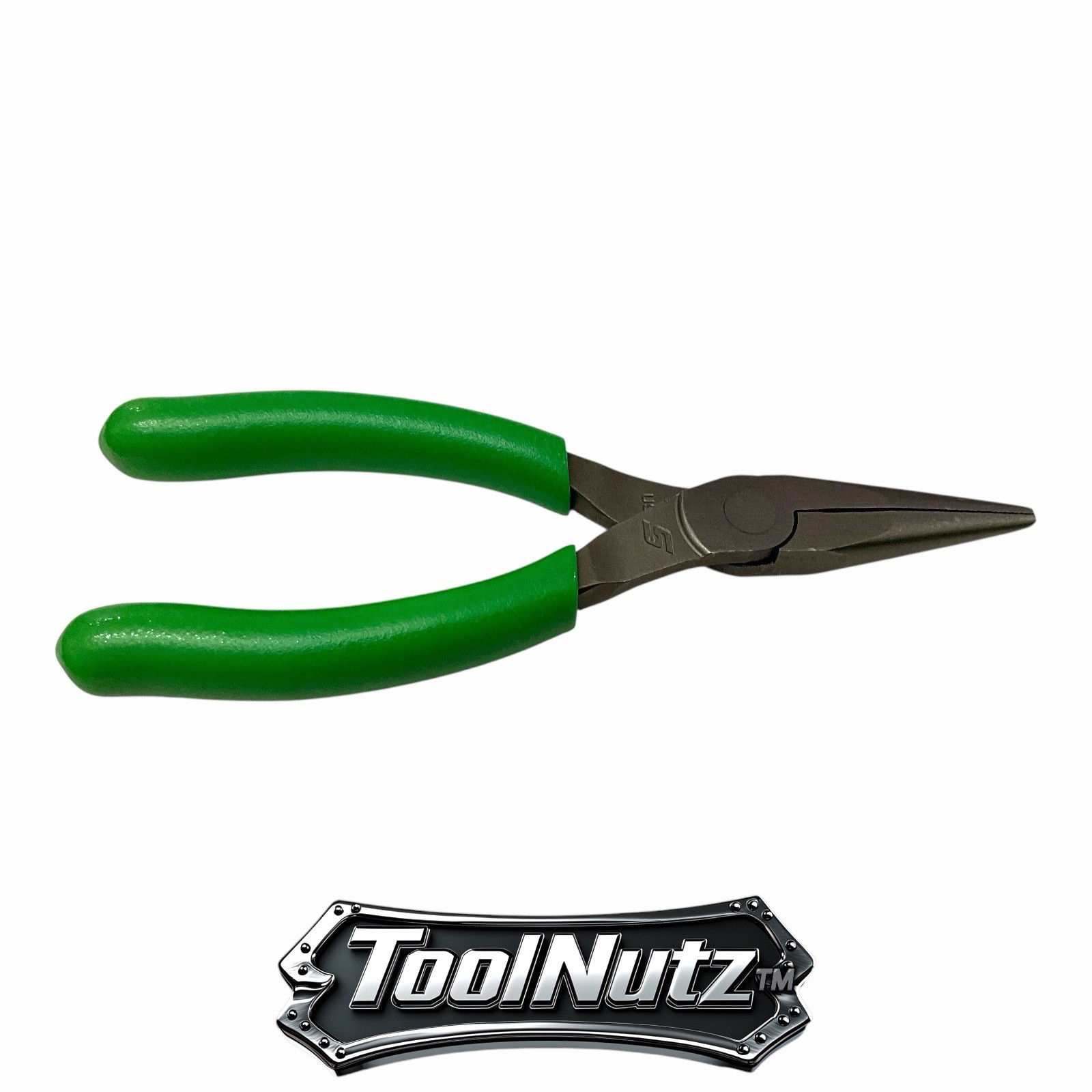 Snap-on Tools NEW 95ACFG 6″ GREEN Soft Grip Rounded Jaw Needle Nose Pliers USA