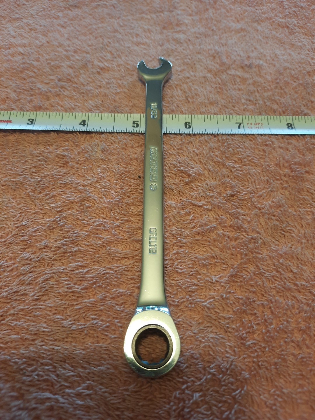 Matco Tools 11/32 Inch Ratchet Combination Wrench Long