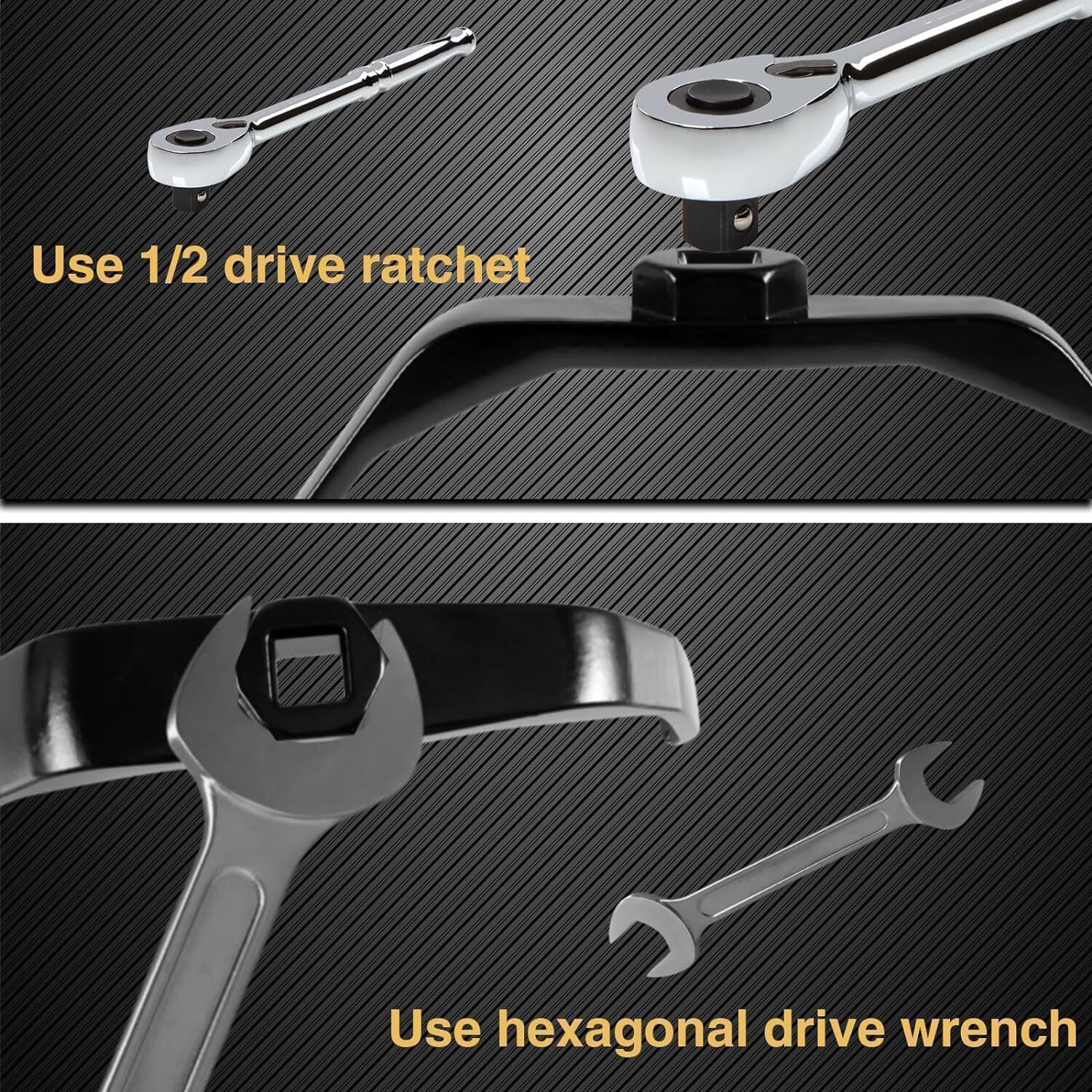 Fuel Tank Lock Ring Wrench Fuel Pump Sender Removal Tool for Saab Nissan