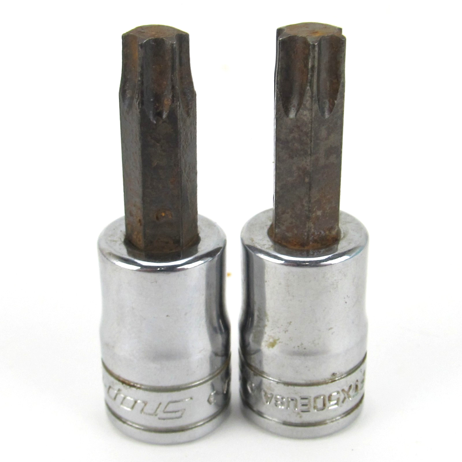 Snap-on 3/8″ Drive T45 T50 Torx Bit Socket Driver FTX45E FTX50E USA