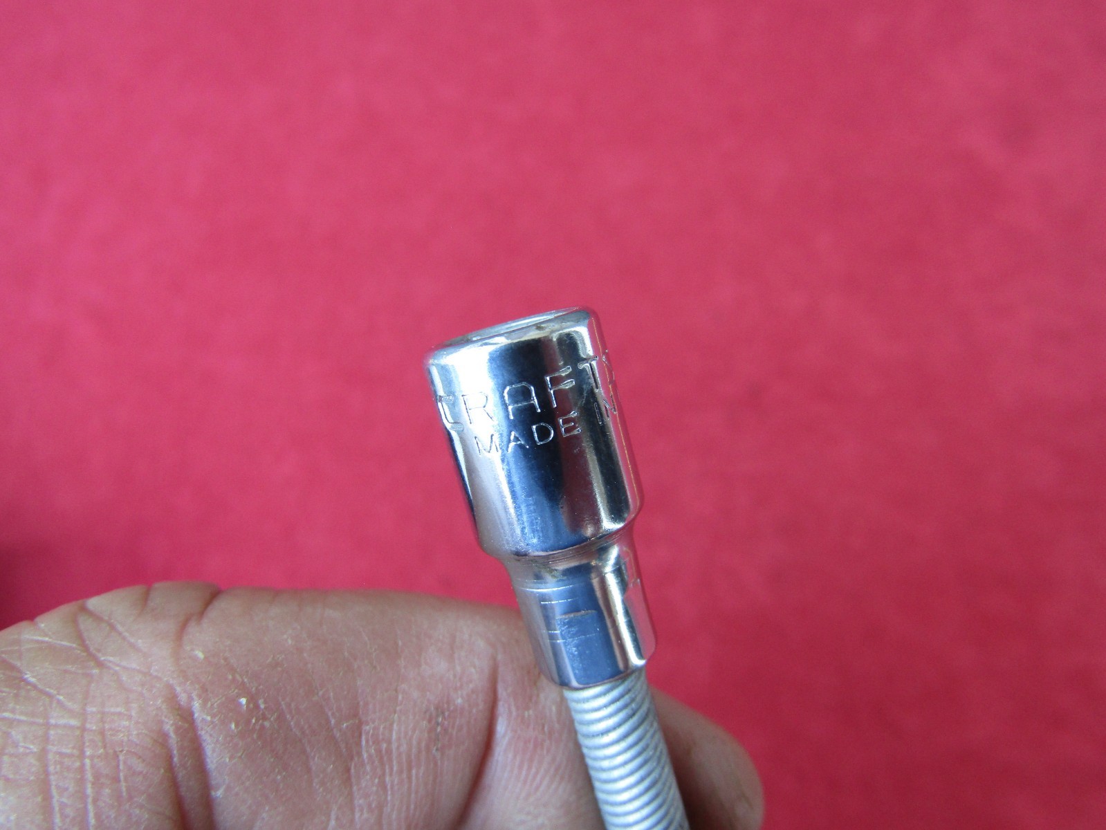 NICE Vtg CRAFTSMAN 1/4″ Dr 4″ Flexible Socket Extension 4336 -V- Series Made USA