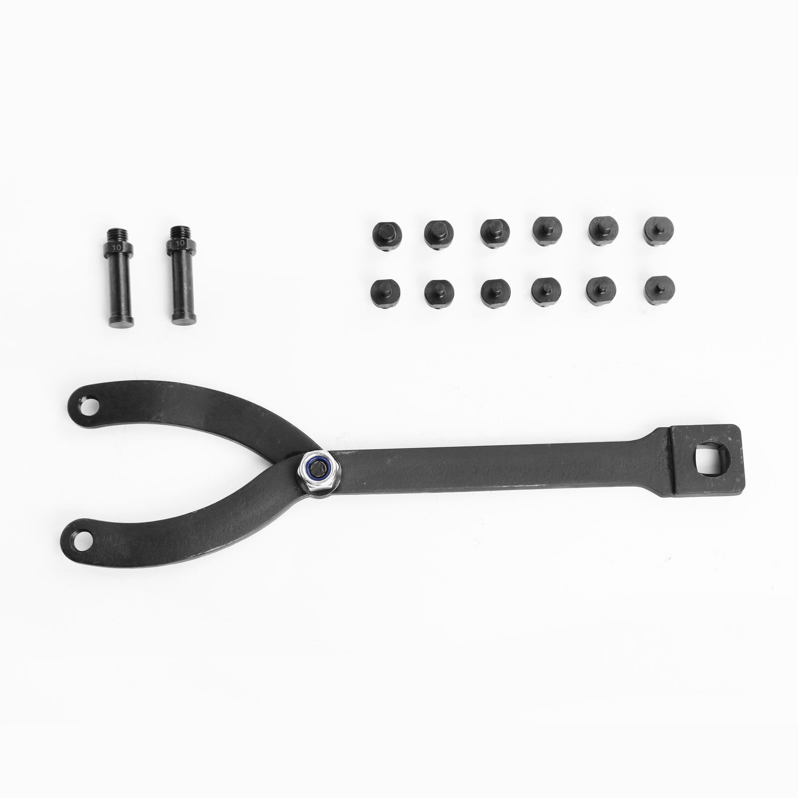 1-1/4 to 5 inches Variable Pin Spanner Wrench Pulley Puller Remover 1/2″ Drive