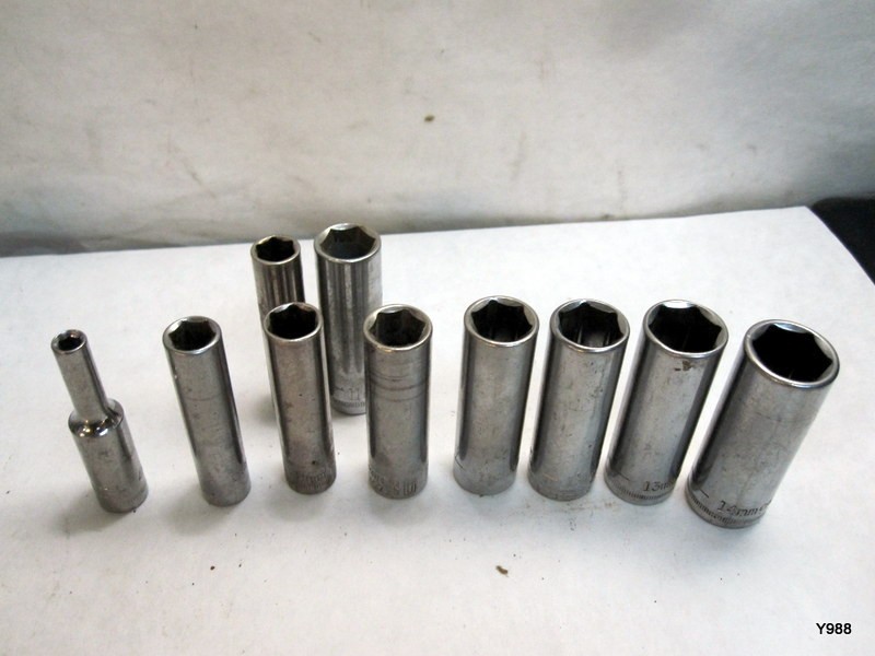 CRAFTSMAN set of 10 sockets mix lot see description