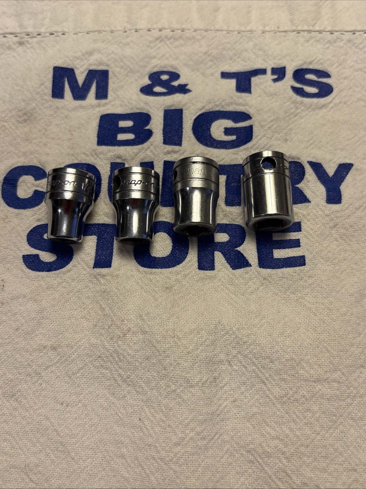 Snap-on Tools USA 3/8″ Drive 4pc Pipe Plug Socket Set PP408, PP409, PP410, PP411