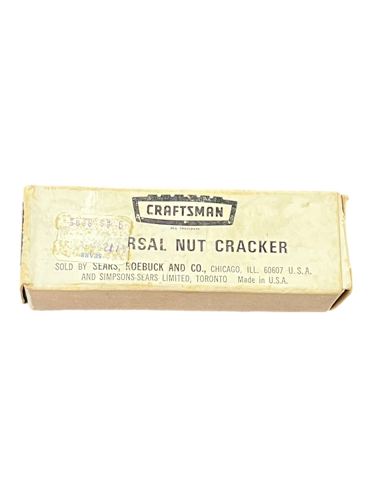 Vintage NOS Craftsman Universal Nut Cracker Splitter 4772 Made in USA