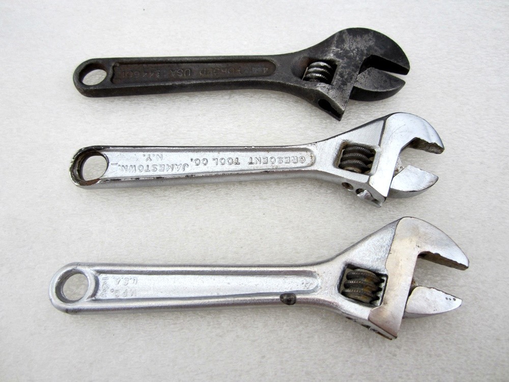 Craftsman Crescent Proto 4″ Adjustable Wrenches DAMAGED 704 44601 Made in USA