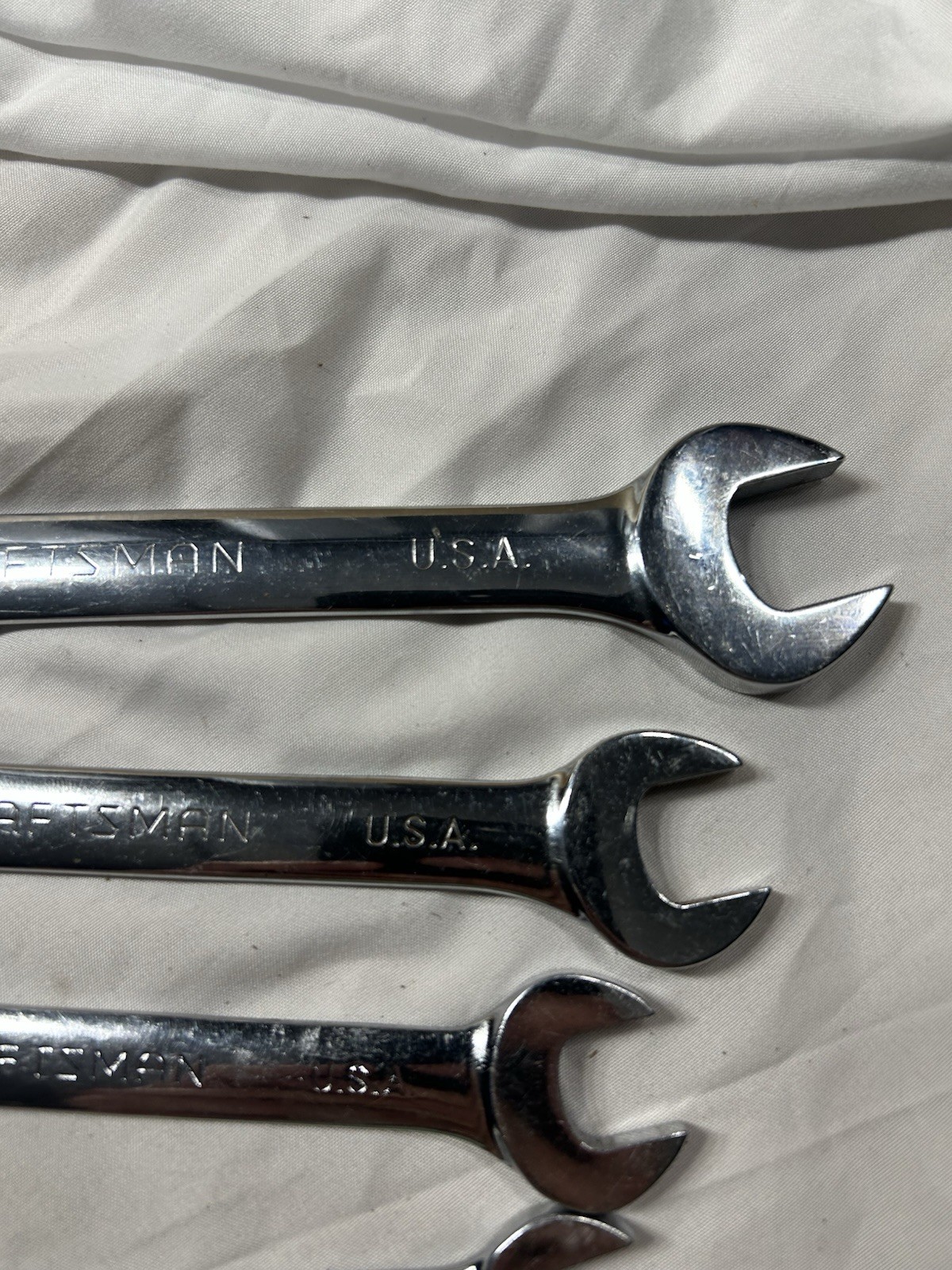 Sears Craftsman 7pc SAE Reversible Ratcheting Wrench Set 42406 GK USA 5/16 -3/4”