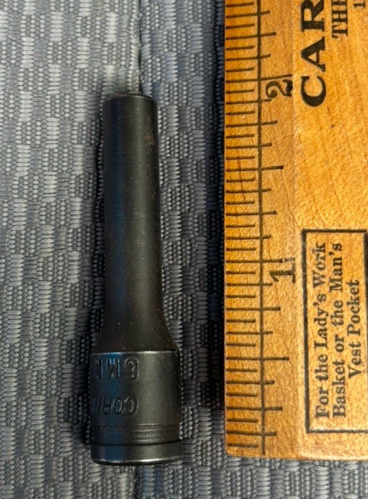 Cornwell PM-0205-L 5mm 6pt 1/4″ Drive Impact Socket Deep
