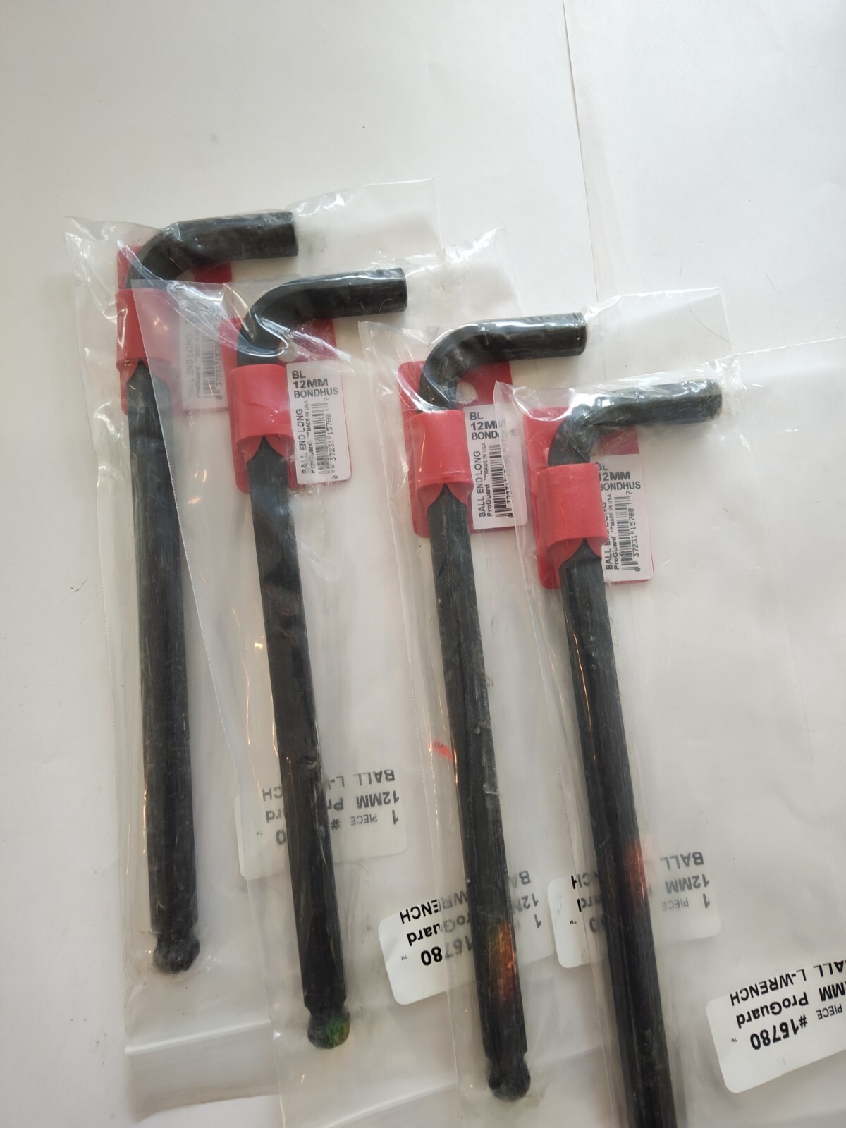 12M BallDrv L-Wr Bondhus Corp. 15780 ( LOT Of 4 )