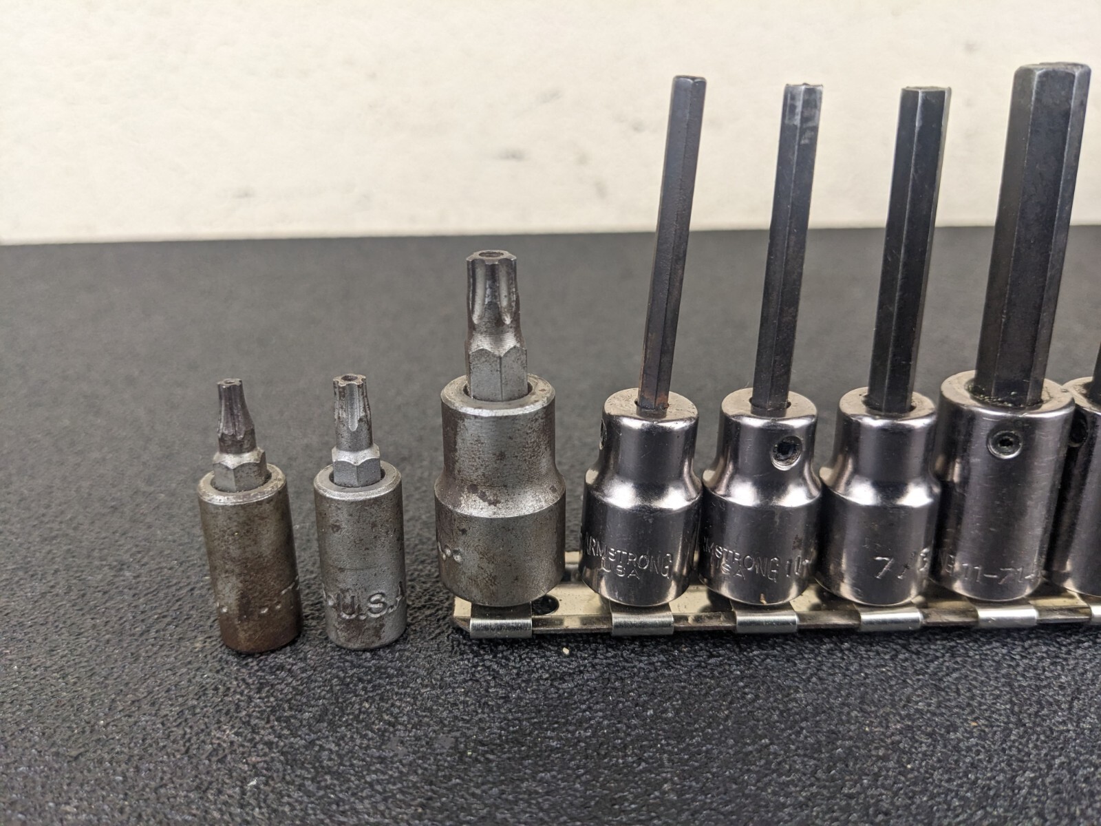 #ax279 Armstrong USA 1/4″ 3/8″ 1/2″ Drive Torx & Hex Drive Socket Set GMTK