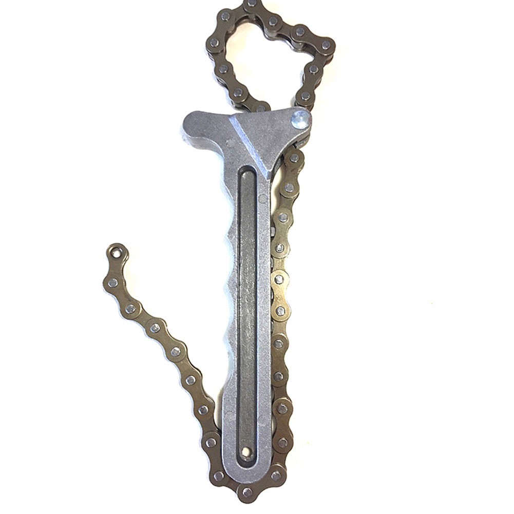 ˜Oil Chain Wrench Oil Fuel Filter Remover Tool Car Engine Oil Filter Chain