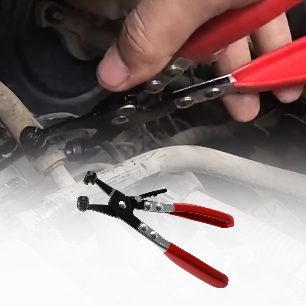 Automotive Hose Clamp Plier Water Oil Pipe Swivel Flat Band Removal Installation