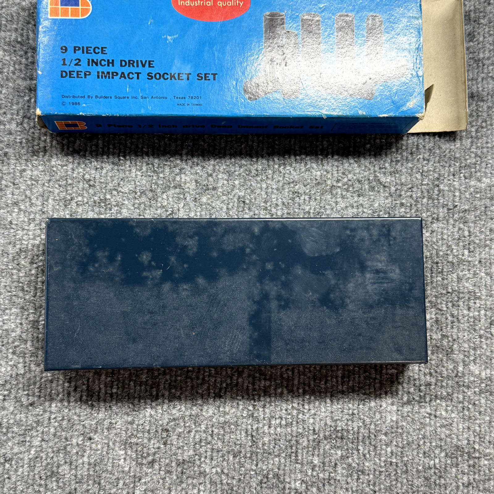 9-Piece 1/2″ Drive Deep Impact Socket Set Made In Taiwan Industrial Quality