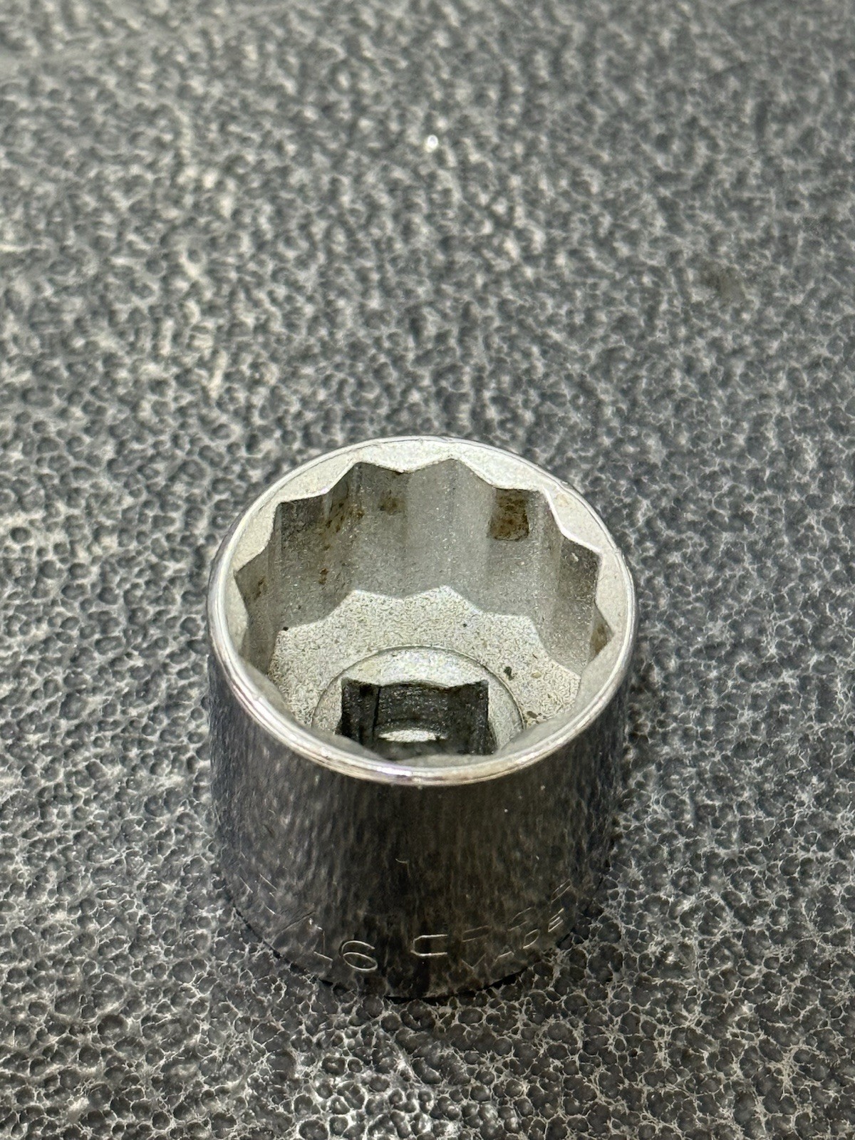 Vtg 13/16″ Craftsman G-Series P/N 44338 3/8″ Drive 12-Point Socket USA Made NOS