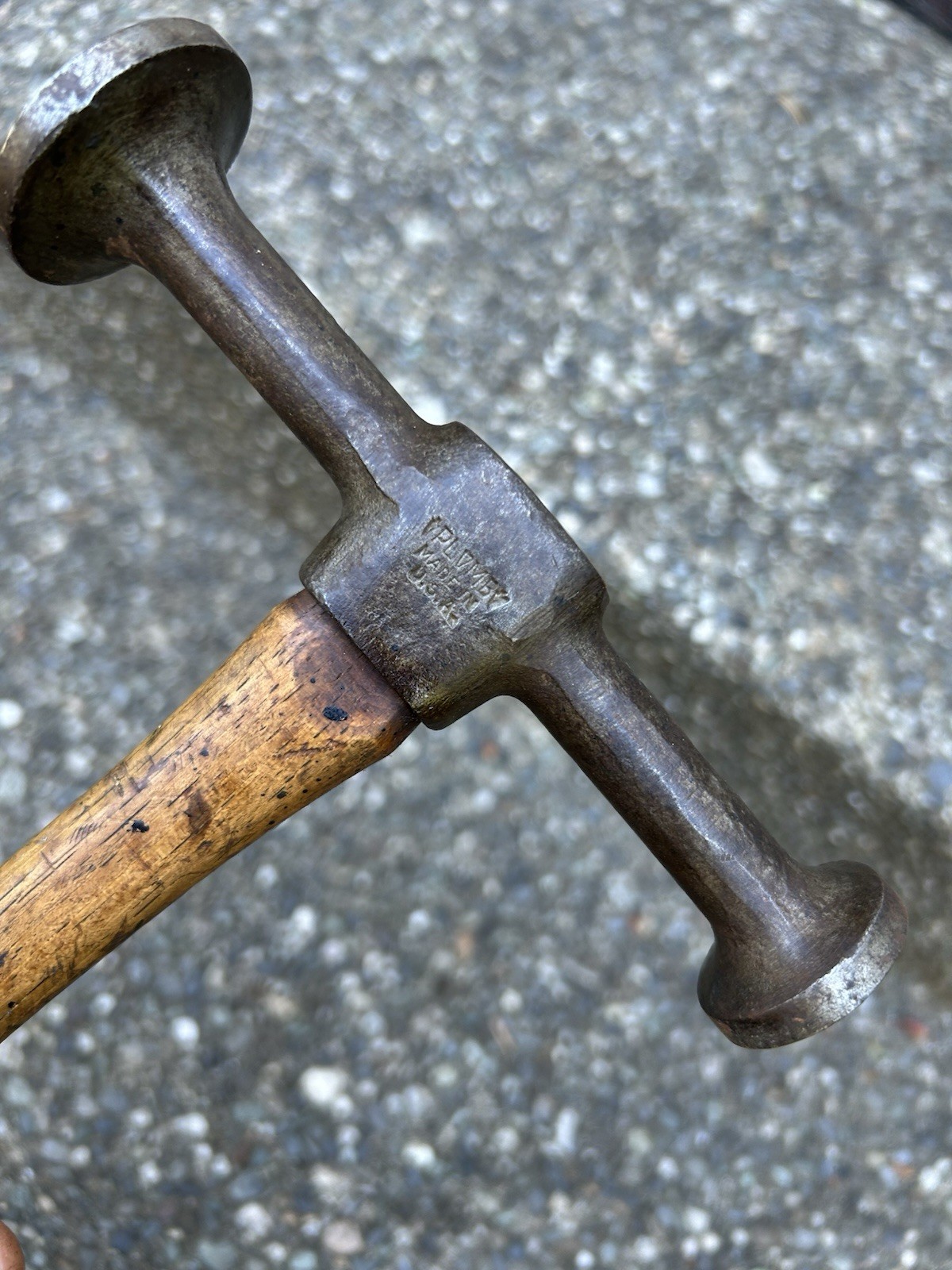 Vintage Plomb 1421 Double Round Auto Body Hammer