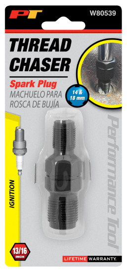 Performance Tool W80539 Spark Plug Hole Chaser, 14mm/18mm – 14/18mm Spark Plu…