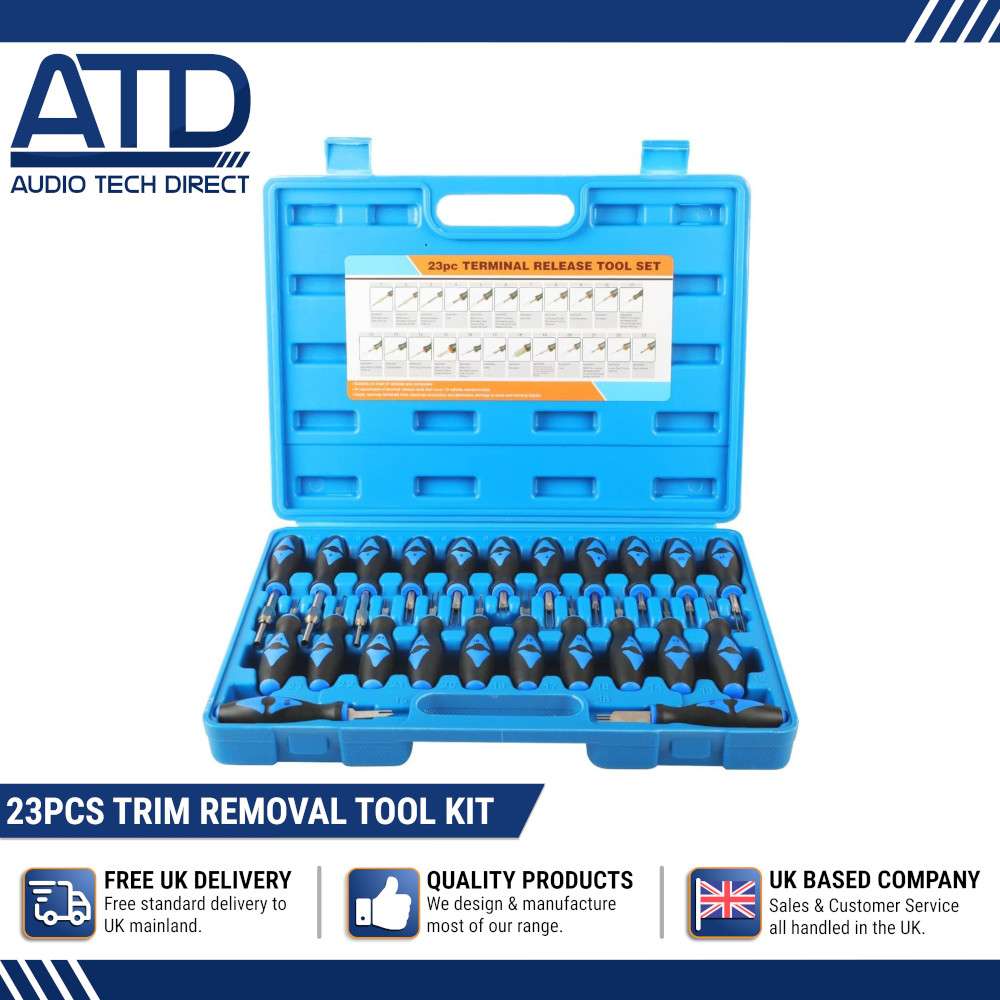 Professional 23pc Set Terminal Remover Tools Pin Release Dashboard Extractor